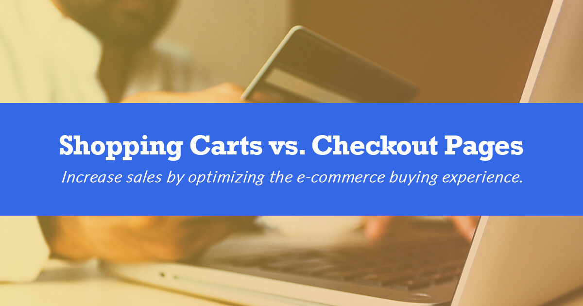 Checkout Pages vs. The Shopping Cart Spiffy Checkouts